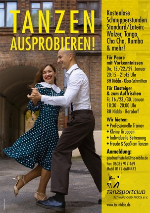 2026-01-15 - (TSC-Nidda) FLYER Tanzen ausprobieren - Workshops und Kurse.jpg 15./22./29.01.2026 Einsteiger-Kurs + 16./23./30.01.2026 Wiedereinsteiger-Kurs beim TSC-Nidda